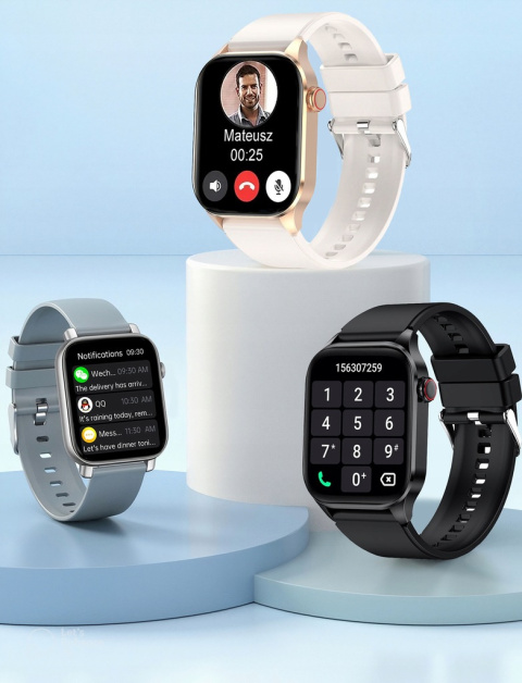 Zegarek Damski Smartwatch GLUKOZA 380MAH ROZMOWY AMOLED Ciśnieniomierz Zegarek Damski Smartwatch GLUKOZA 380MAH ROZMOWY AMOLED Ciśnieniomierz