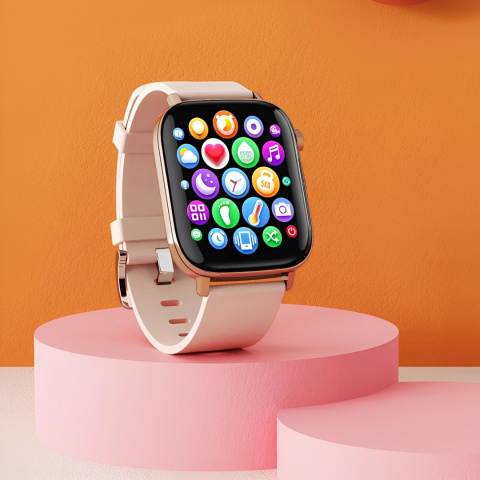 Zegarek Damski Smartwatch GLUKOZA 380MAH ROZMOWY AMOLED Ciśnieniomierz Zegarek Damski Smartwatch GLUKOZA 380MAH ROZMOWY AMOLED Ciśnieniomierz