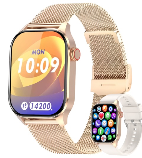 Zegarek Damski Smartwatch GLUKOZA 380MAH ROZMOWY AMOLED Ciśnieniomierz Zegarek Damski Smartwatch GLUKOZA 380MAH ROZMOWY AMOLED Ciśnieniomierz