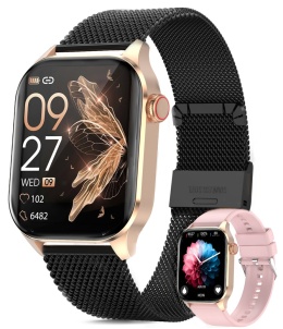 Zegarek Damski Smartwatch GLUKOZA 380MAH ROZMOWY AMOLED Ciśnieniomierz