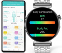 Zegarek Damski Smartwatch PRESTIGE EKG ROZMOWY CUKIER BMI METABOLIZM TĘTNO