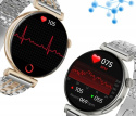 Zegarek Damski Smartwatch PRESTIGE EKG ROZMOWY CUKIER BMI METABOLIZM TĘTNO