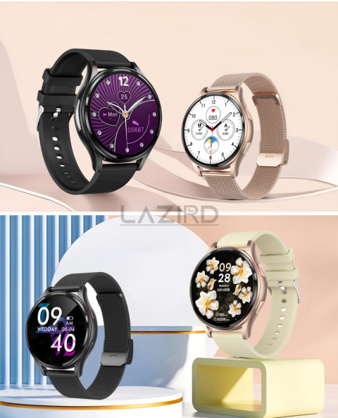 Zegarek Smartwatch Damski EKG Glukoza HRV BMI AMOLED CIŚNIENIOMIERZ ROZMOWY HRV2025 Zegarek Smartwatch Damski EKG Glukoza HRV BMI AMOLED CIŚNIENIOMIERZ ROZMOWY HRV2025