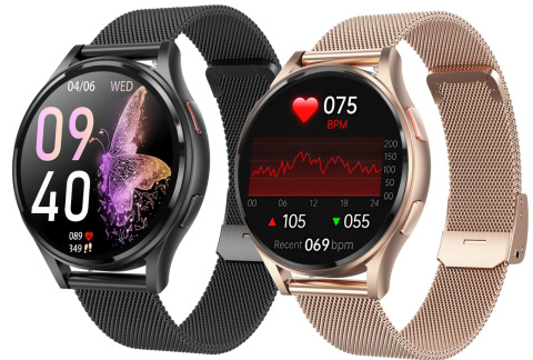 Zegarek Smartwatch Damski EKG Glukoza HRV BMI AMOLED CIŚNIENIOMIERZ ROZMOWY HRV2025 Zegarek Smartwatch Damski EKG Glukoza HRV BMI AMOLED CIŚNIENIOMIERZ ROZMOWY HRV2025