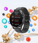 Zegarek Smartwatch Damski EKG Glukoza HRV BMI AMOLED CIŚNIENIOMIERZ ROZMOWY HRV2025