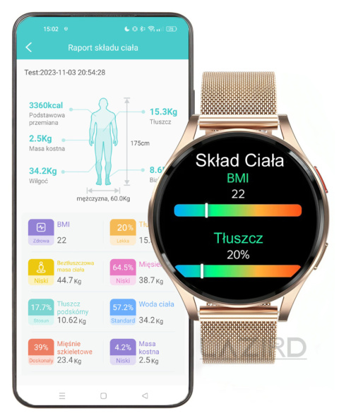 Zegarek Smartwatch Damski EKG Glukoza HRV BMI AMOLED CIŚNIENIOMIERZ ROZMOWY HRV2025 Zegarek Smartwatch Damski EKG Glukoza HRV BMI AMOLED CIŚNIENIOMIERZ ROZMOWY HRV2025