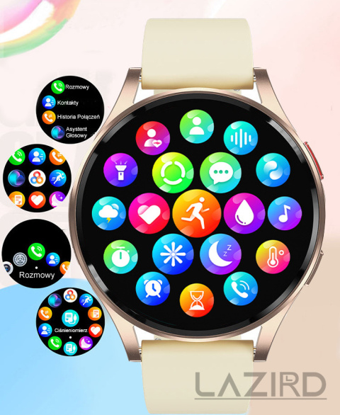 Zegarek Smartwatch Damski EKG Glukoza HRV BMI AMOLED CIŚNIENIOMIERZ ROZMOWY HRV2025 Zegarek Smartwatch Damski EKG Glukoza HRV BMI AMOLED CIŚNIENIOMIERZ ROZMOWY HRV2025