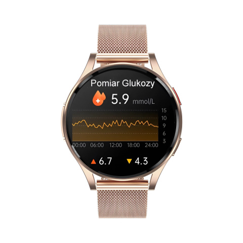 Zegarek Smartwatch Damski EKG Glukoza HRV BMI AMOLED CIŚNIENIOMIERZ ROZMOWY HRV2025 Zegarek Smartwatch Damski EKG Glukoza HRV BMI AMOLED CIŚNIENIOMIERZ ROZMOWY HRV2025